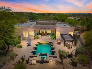 Outdoor pool, a heated pool - Gorgeous Desert Home W/ Backyard Oasis! (Cave Creek)