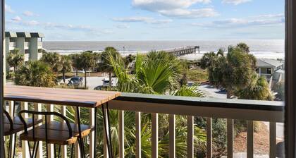 3rd Floor Condo w/Amazing Ocean Views! Pool & Pier Access! In Heart of IOP!