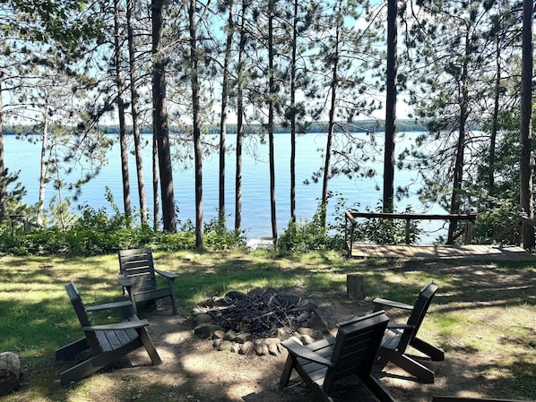 Property grounds - LCO Lakefront Cabin - enjoy summer at the lake! (Hayward)