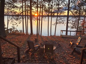 Property grounds - LCO Lakefront Cabin - enjoy summer at the lake! (Hayward)