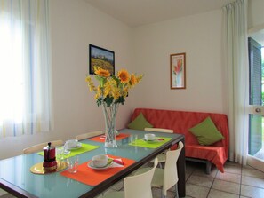 Villa, 3 Schlafzimmer, Terrasse, Gartenblick | Esszimmer