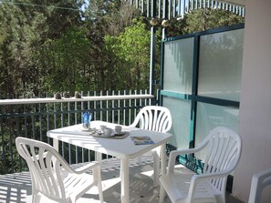 Appartement, 1 slaapkamer, balkon, uitzicht op tuin | Balkon