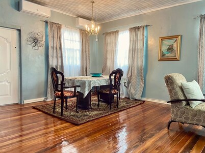 Right between Guyana’s famous malls, family sized condo with safe neighborhood