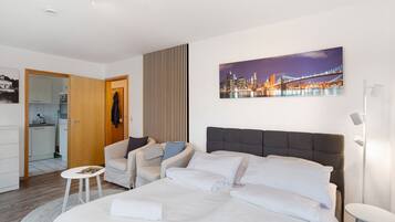 1 Schlafzimmer, kostenloses WLAN, Bettwäsche