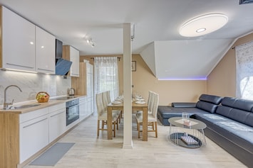 Living and dining room