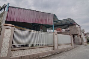 Voorkant van accommodatie