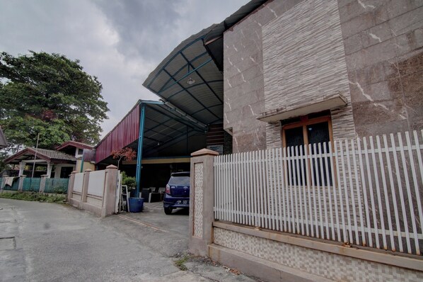 Voorkant van accommodatie