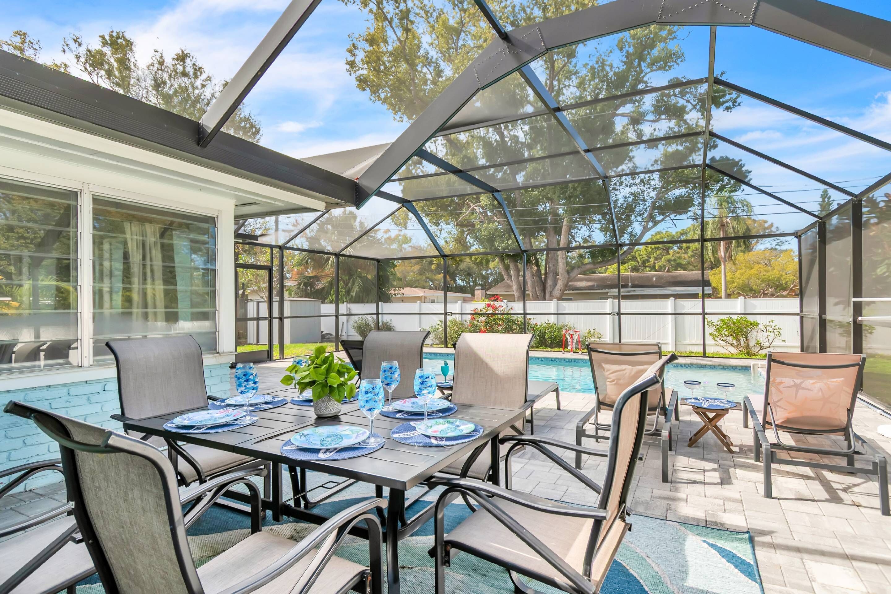 Poolside Dining Table