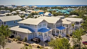 Exterior - Blue Mountain Beach Home w/ Golf Cart|Bikes|Community Pool & Hot Tub (Santa Rosa Beach)