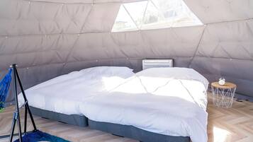 Dome Tent (2 Double-Beds), Non Smoking | 1 bedroom, free WiFi, bed sheets