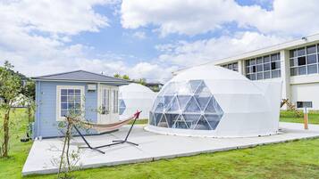 Dome Tent (4 Single-Beds), Non Smoking | 1 bedroom, free WiFi, bed sheets