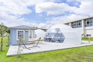 Dome Tent (4 Single-Beds), Non Smoking | 1 bedroom, free WiFi, bed sheets