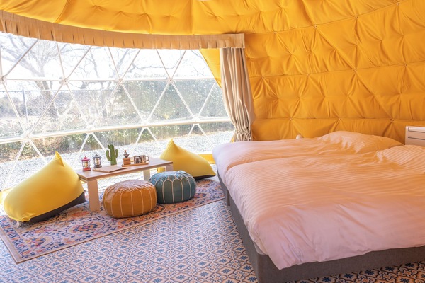 Tienda, 2 camas dobles, no fumadores (Dome) | 1 dormitorio, wifi gratis, ropa de cama