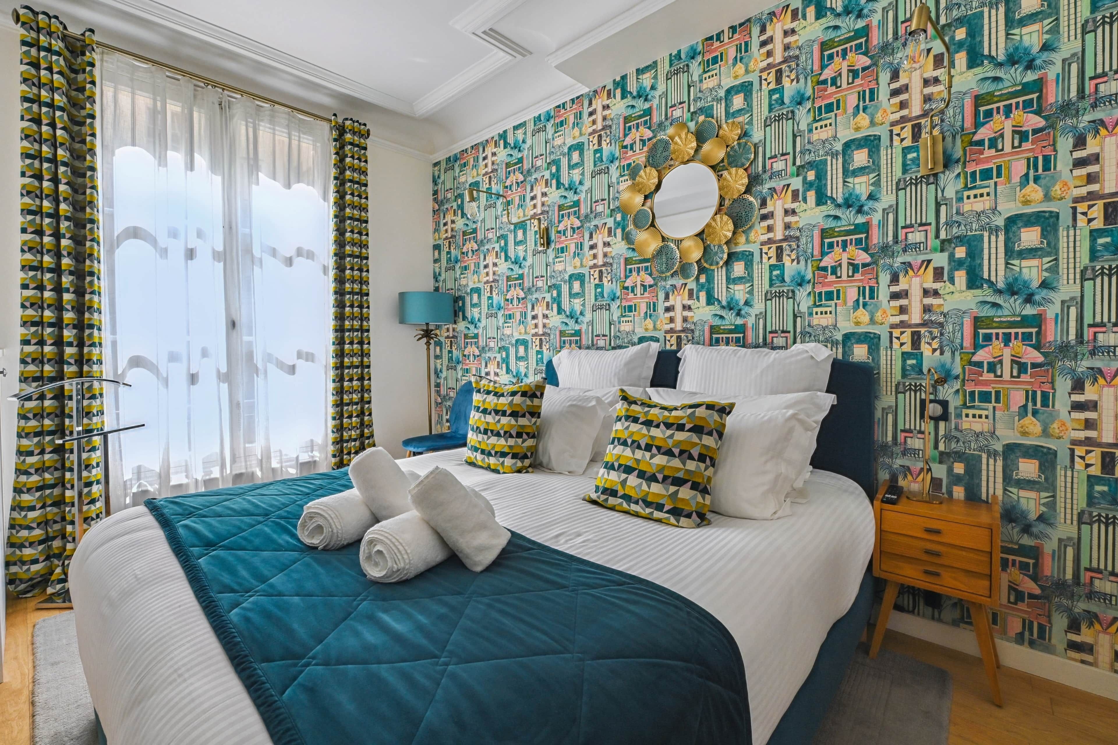 1 makuuhuone, silitysrauta/-lauta, Wi-Fi, vuodevaatteet