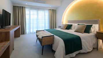 Deluxe studio suite | 1 slaapkamer, luxe beddengoed, bedden met traagschuimmatras