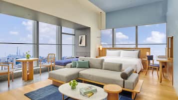 Luxury Studio, City View | 1 bedroom, down comforters, free minibar, in-room safe