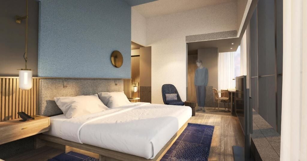 Down comforters, free minibar, in-room safe, desk