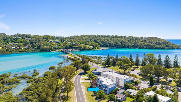Aerial view - Unit 9, Boardwalk Apartments (Narooma)