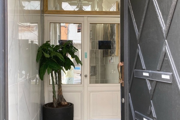 entrance of property