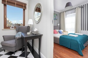 아파트, 침실 1개, 발코니, 바닷가 | 1 개의 침실, 침대 시트