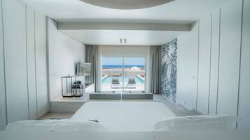 Swim Up Suite | Minibar, kostenloses WLAN, Bettwäsche