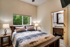 3 bedrooms, free WiFi, bed sheets - Majestic Cabin Private Luxury Cabin with Stunning Mountain Views (Bryson City)