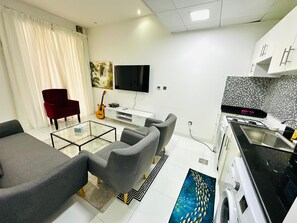 Villa, 1 Bedroom, Accessible, Smoking | Living room - Family-friendly Villa Play Area Pool (Dubai)