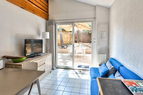 Maison pour 4 avec piscine à Lacanau