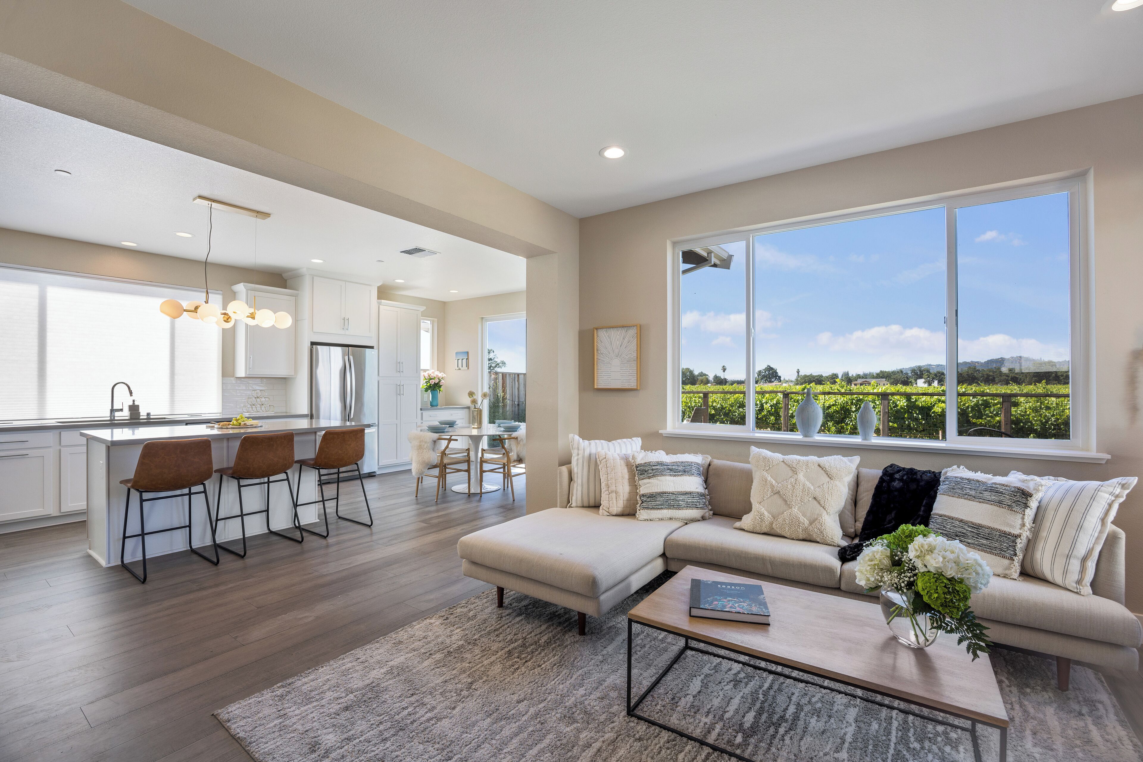 Peaceful Modern Sta Rosa Home w/ Vineyard Views!