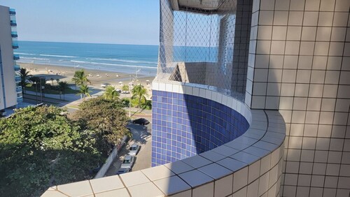 Beachfront apartment Praia Grande Vila Caiçara 