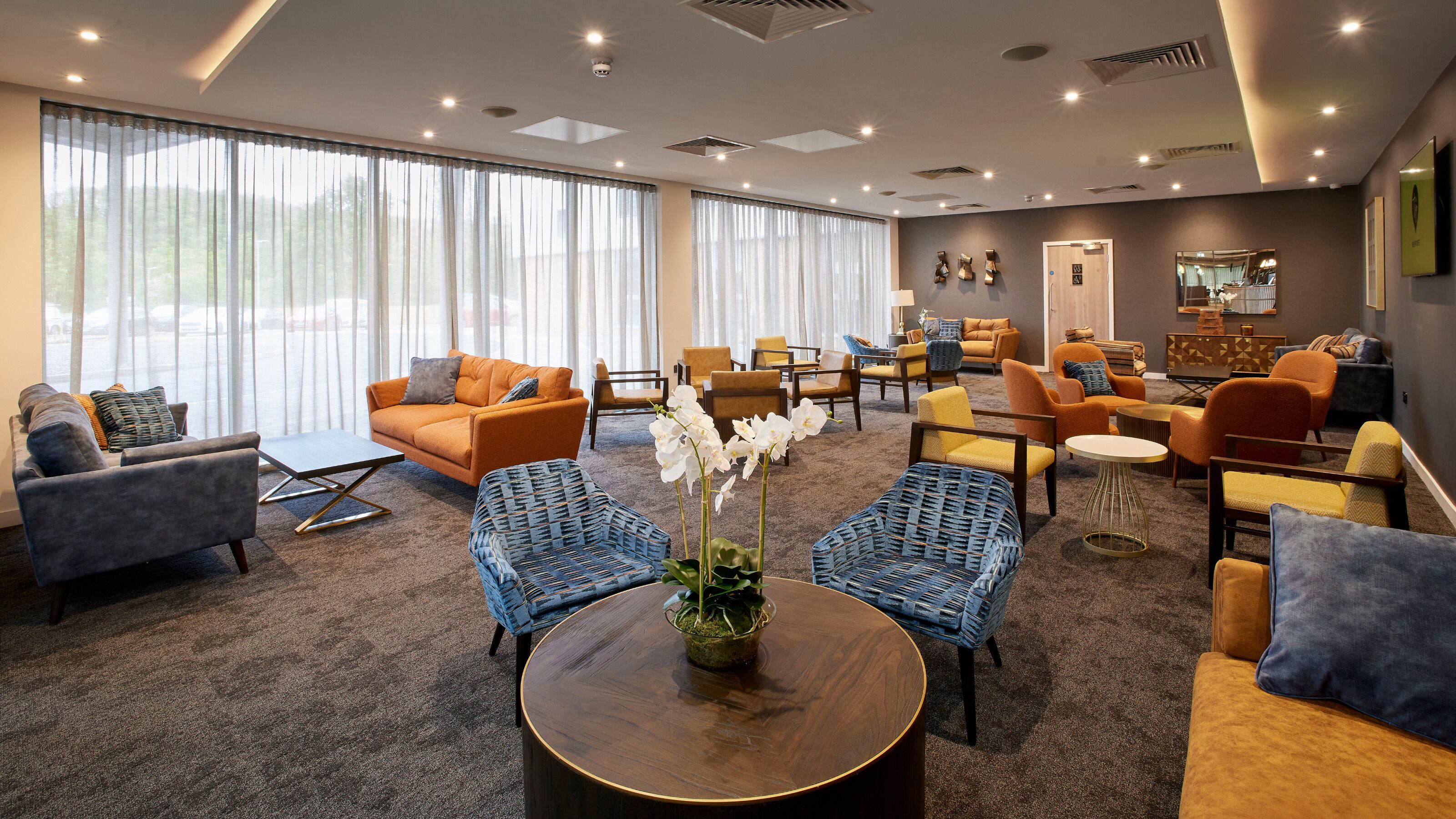 Sala de estar en el lobby