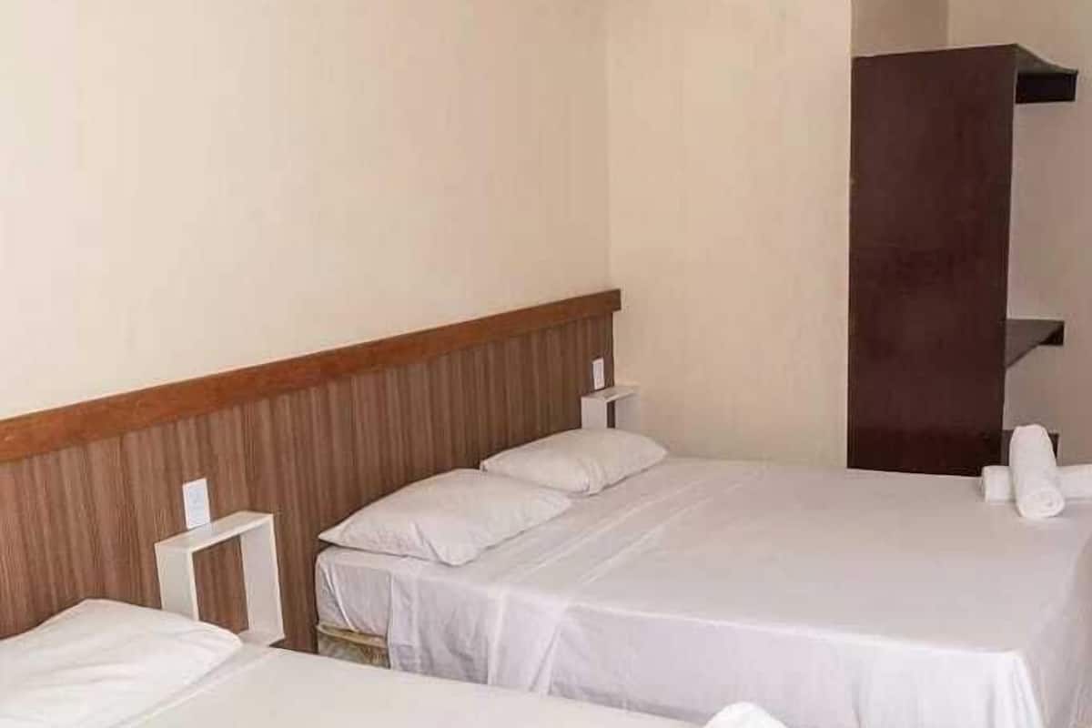 Quarto triplo econômico | Wi-Fi de cortesia