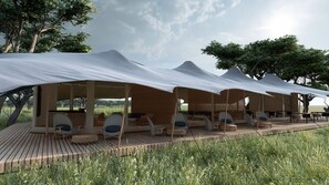 Overnattingsstedets uteområder