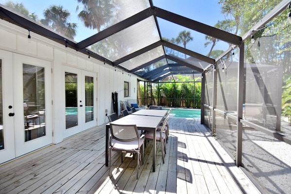 บ้านพัก, 3 ห้องนอน | รับประทานอาหารกลางแจ้ง