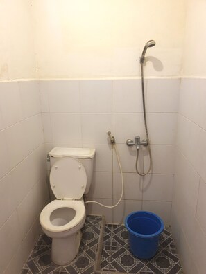 Chambre Double | Salle de bain | Douche, serviettes fournies