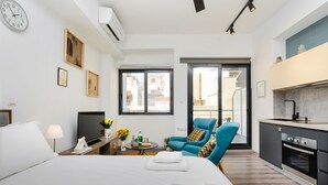 Studio, balkon