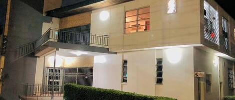 Front of property – evening/night