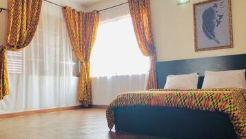 Standard Double Room, Non Smoking, City View | Free WiFi, bed sheets