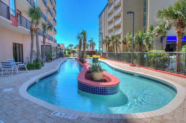 Indoor pool, outdoor pool