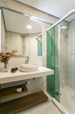 Hair dryer, towels - WI-FI 125mb | Rooftop Pool #CA48 (Florianópolis)