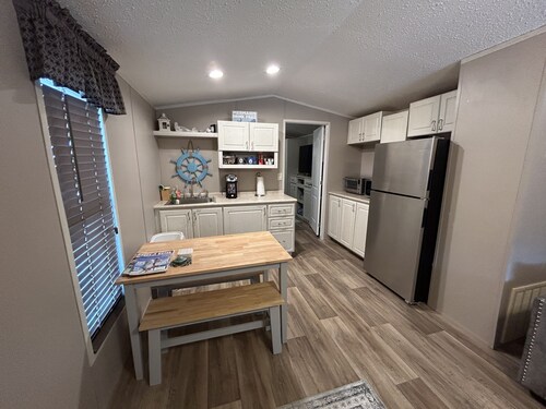 Waterfront Keaton Beach Tiny Home, private dock, pole barn, gulf access by boat!