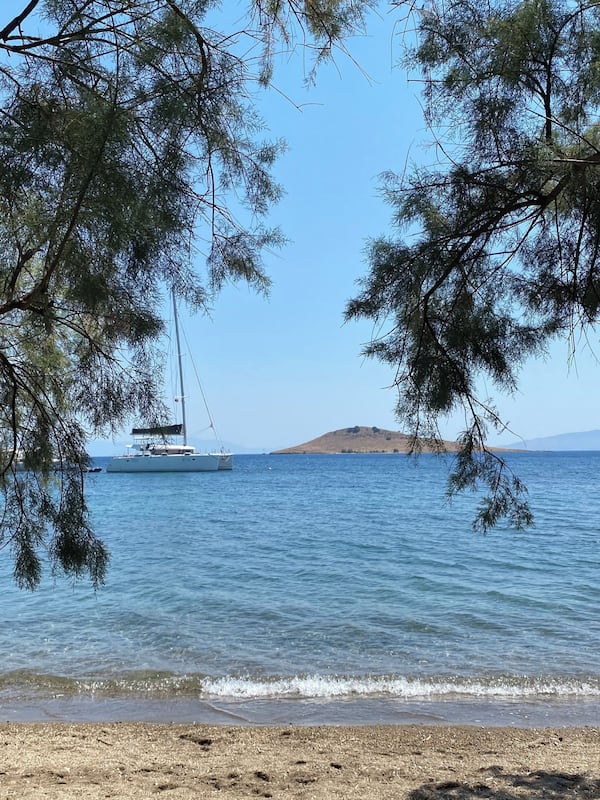 Private beach