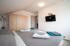 4 sovrum, internet och sängkläder