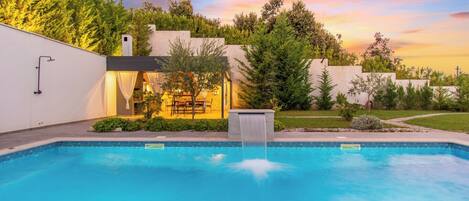 Una piscina climatizada