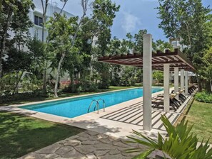 Outdoor pool - Spectacular Apartment Rooftop Hot Tub (Tulum)