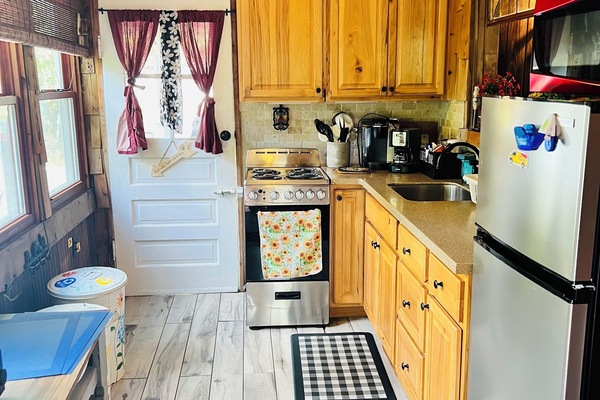 Microwave, oven, stovetop