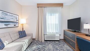 Suite, 1 Bedroom, Accessible Bathtub (Accessible Tub) | 1 bedroom, desk, laptop workspace, soundproofing