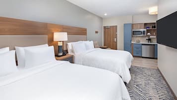 Studio Suite, 2 Queen Beds | 1 bedroom, desk, laptop workspace, soundproofing