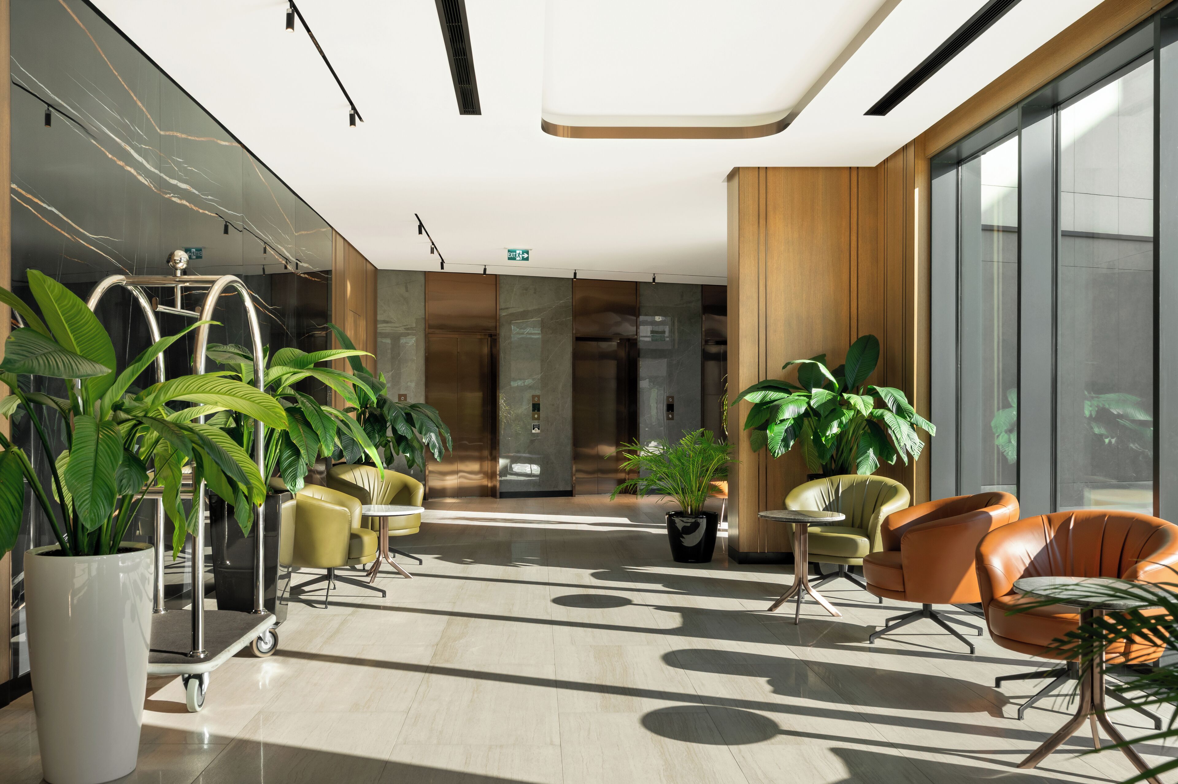 Sala de estar en el lobby