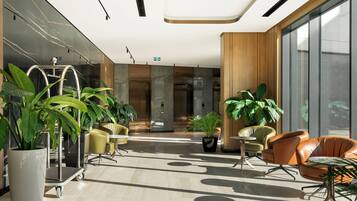 Sala de estar en el lobby